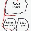 Croquis de aproximación a Roca Riera - 
