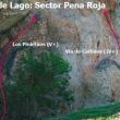 Croquis sector Peña Roja - 