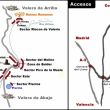 Valeria (Accesos y sectores de escalada) - 