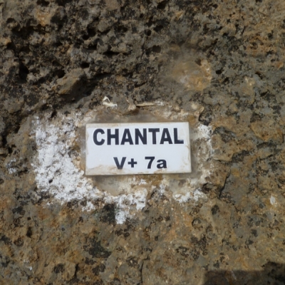 Cartel a pie de vía